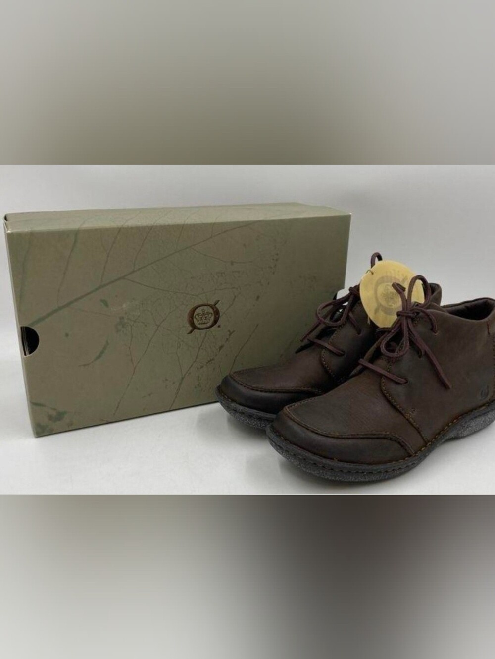Børn "Irene" Leather Chukka/Moc-Toe Boot Womens US9/EU40.5